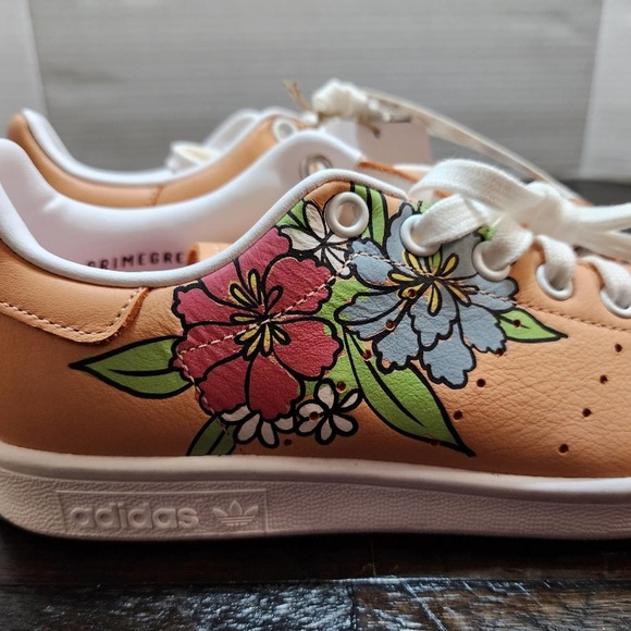 Brighton Shoes - Adidas x Stan Smith Primegreen floral sneakers women's size 6 new!
